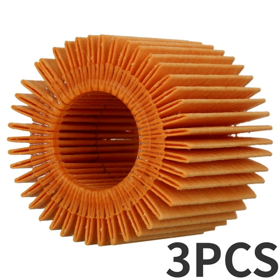 (3 pack) OE 04152-YZZA6 Genuine Oil Filter Element 2.75" Height 3" Width 3" Length