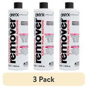 3 pack ONYX Professional 100% Acetone* Nail Polish Remover 16 fl oz