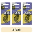 thumbnail image 1 of (3 pack) Ook Cup Hooks, 1-1/4", 1 lbs, Screw Hooks, Steel, Black Vinyl, 40 pack, 1 of 10