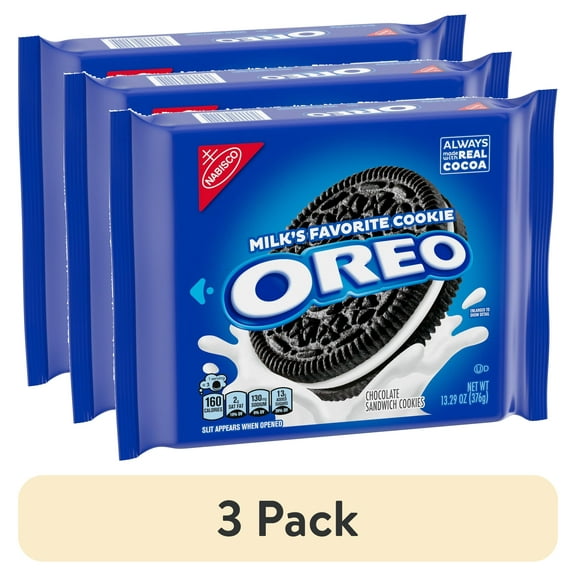 (3 pack) OREO Chocolate Sandwich Cookies, 13.29 oz