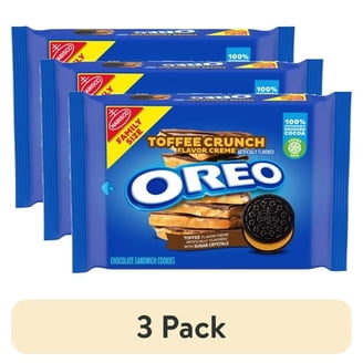 3 pack) OREO Chocolate Hazelnut Creme Sandwich Cookies, Baked