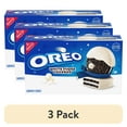 thumbnail image 1 of (3 pack) OREO White Fudge Covered Chocolate Sandwich Cookies, Limited Edition Holiday Cookies, 8.5 oz, 1 of 17