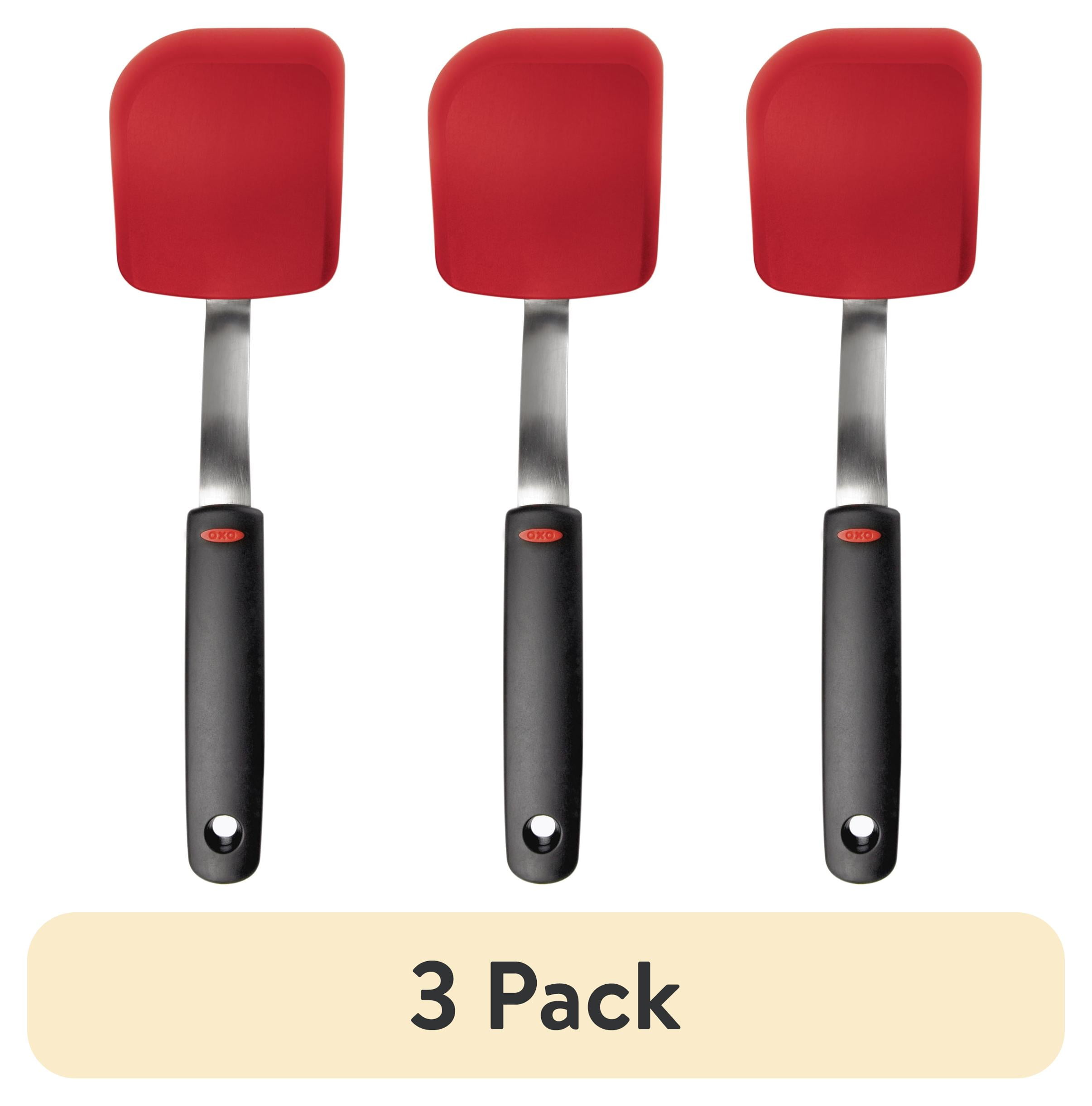 (3 pack) OXO Flexible Heat Resistant 9.25 in Silicone Kitchen Spatula