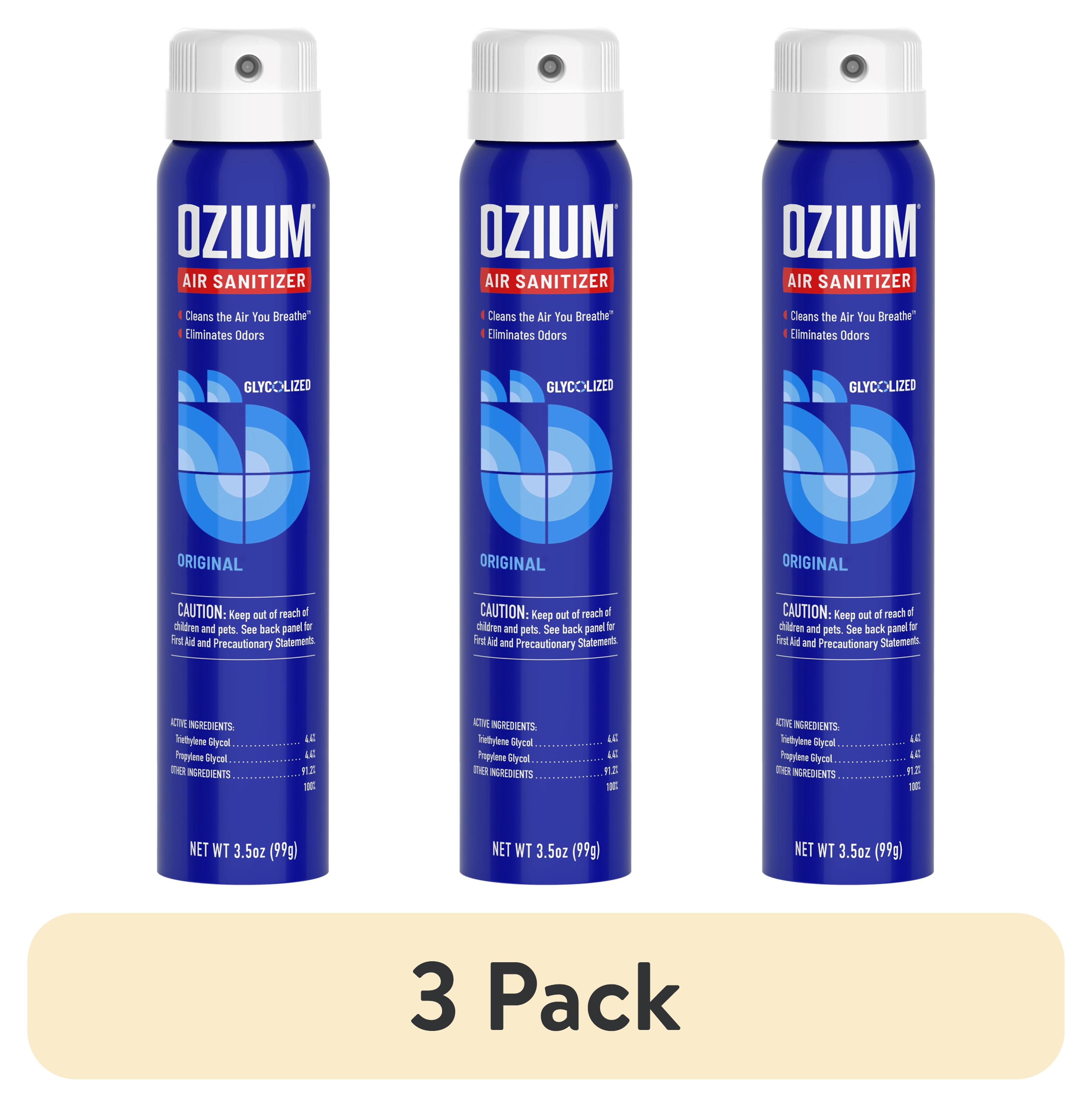 (3 pack) Ozium Air Freshener Spray Original Scent 3.5 fl oz