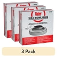 thumbnail image 1 of (3 pack) Oatey Leak-Proof Petroleum Toilet Wax Bowl Ring with Polyethylene Sleeve and Bolts, 1-Pack, 1 of 11