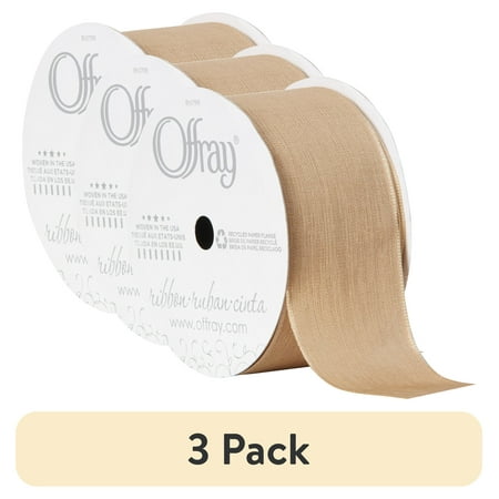 (3 pack) Offray 1.5" x 9' San Marino Ribbon, 1 Each