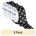thumbnail image 1 of (3 pack) Offray Ribbon, Black with White Polka Dot 1 1/2 inch Grosgrain Polyester Ribbon for Sewing, Crafts, and Gifting, 9 feet, 1 Each, 1 of 7