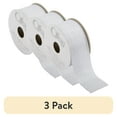 thumbnail image 1 of (3 pack) Offray Ribbon, Metallic Silver 1 1/2 inch Polyester Ribbon, 9 feet, 1 of 3