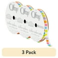 thumbnail image 1 of (3 pack) Offray Ribbon, White 3/8 inch Bright Flowers Satin Ribbon, 9 feet, 1 of 11