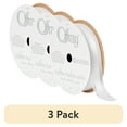 thumbnail image 1 of (3 pack) Offray Ribbon, White 5/8 inch Sheer Ribbon, 9 feet, Garbo, 1 of 8