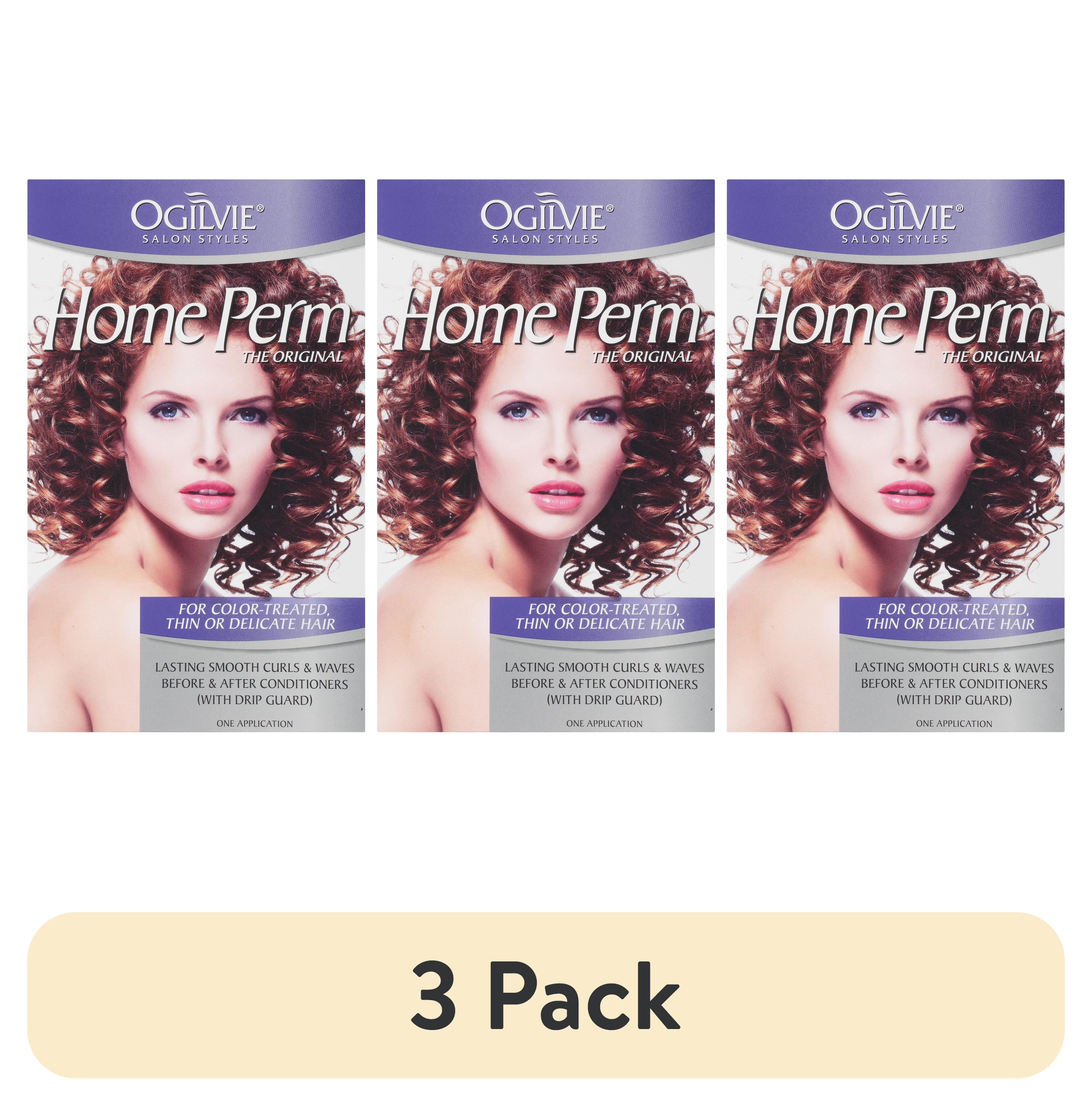 (3 pack) Ogilvie Home Perm for Color-Treated, Thin or Delicate Hair, 1 ...