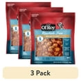 thumbnail image 1 of (3 pack) Ol' Roy 2.5" Rawhide Free Mini Knotted Peanut Butter Flavored Bones, Chews for Dogs, 28.2 oz, 50 Count, 1 of 11