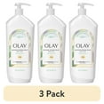 thumbnail image 1 of (3 pack) Olay Soothing Dryness Relief Hydrating Body Lotion with Aloe Vera, 18 fl oz, 1 of 10