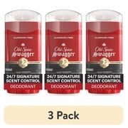3 pack Old Spice Aluminum Free Deodorant for Men, Invisible Solid Stick, Swagger, 3.0 oz