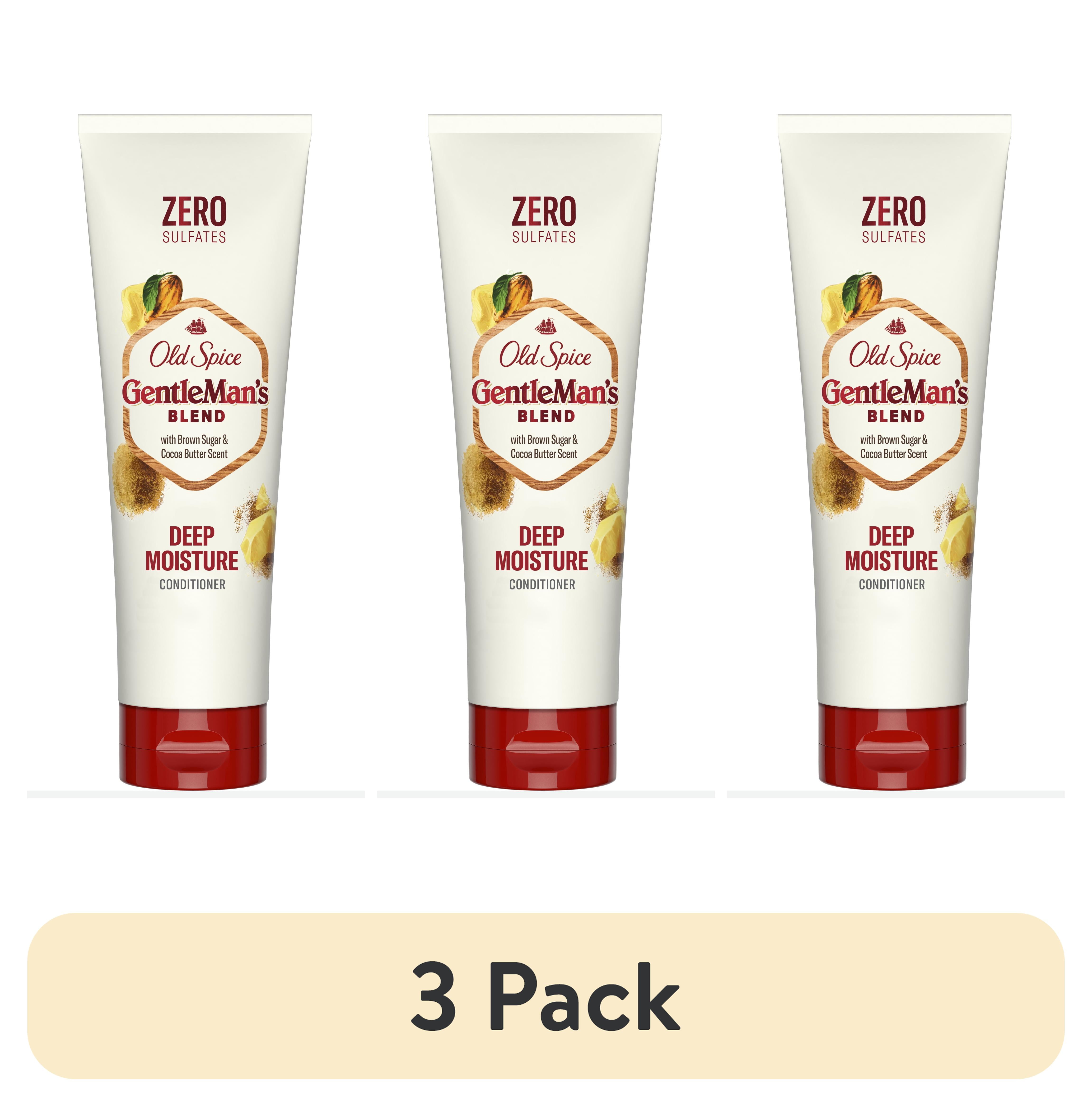 (3 pack) Old Spice Gentleman's Blend Deep Moisture Men's Conditioner with Cocoa Butter, All Hair Types, 8 oz