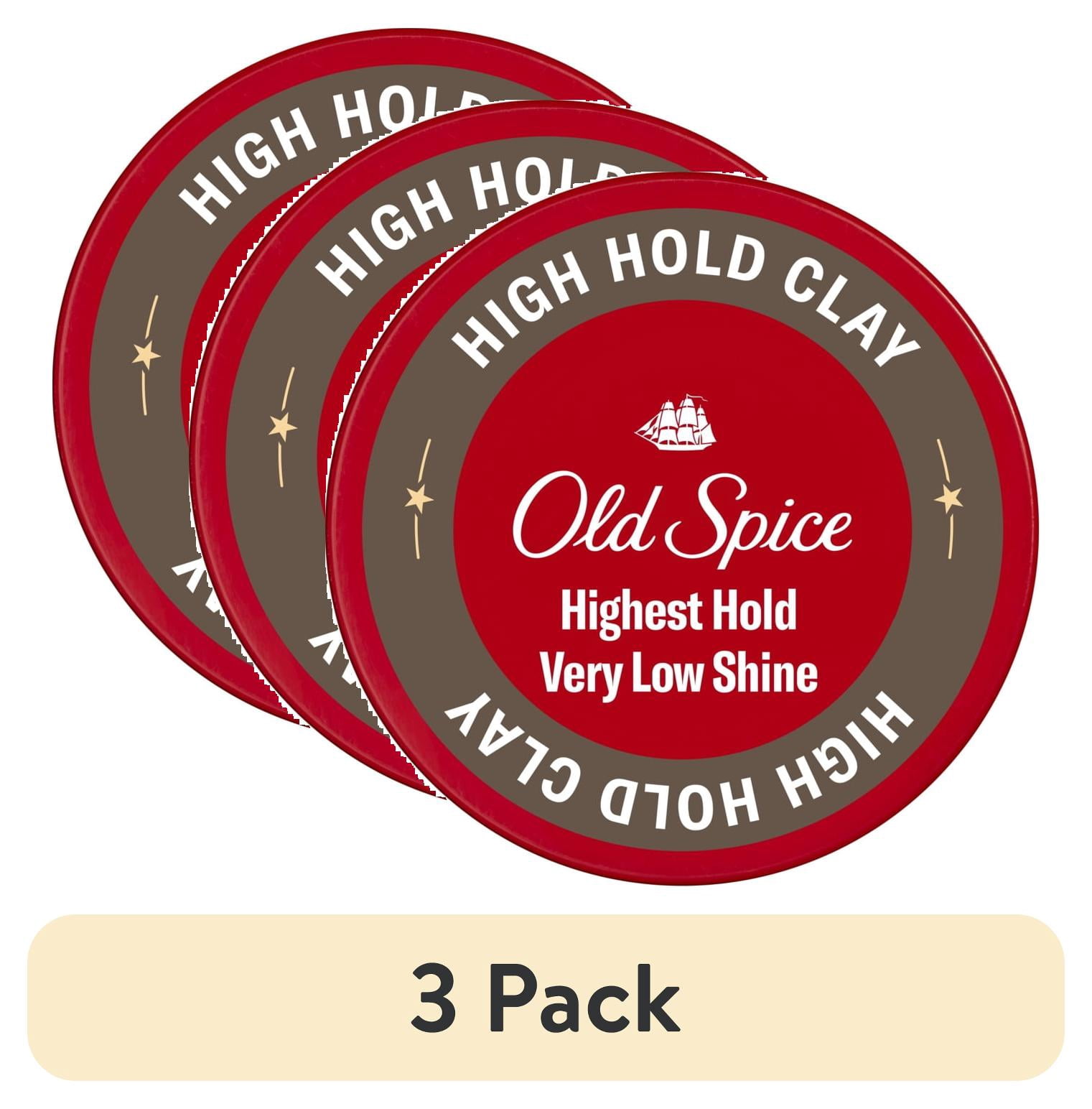 (3 pack) Old Spice Hair Styling Clay Pomade for Men, 2.22 oz