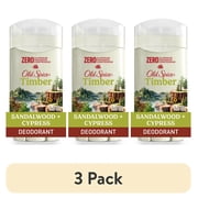 3 pack Old Spice Mens Deodorant, Aluminum-Free, Invisible Solid Stick, Timber with Sandalwood, 3oz
