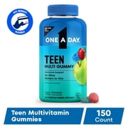 3 pack One A Day Teen Multivitamin for Boys, Teen Gummy Vitamins, Healthy Muscles, 150 Count