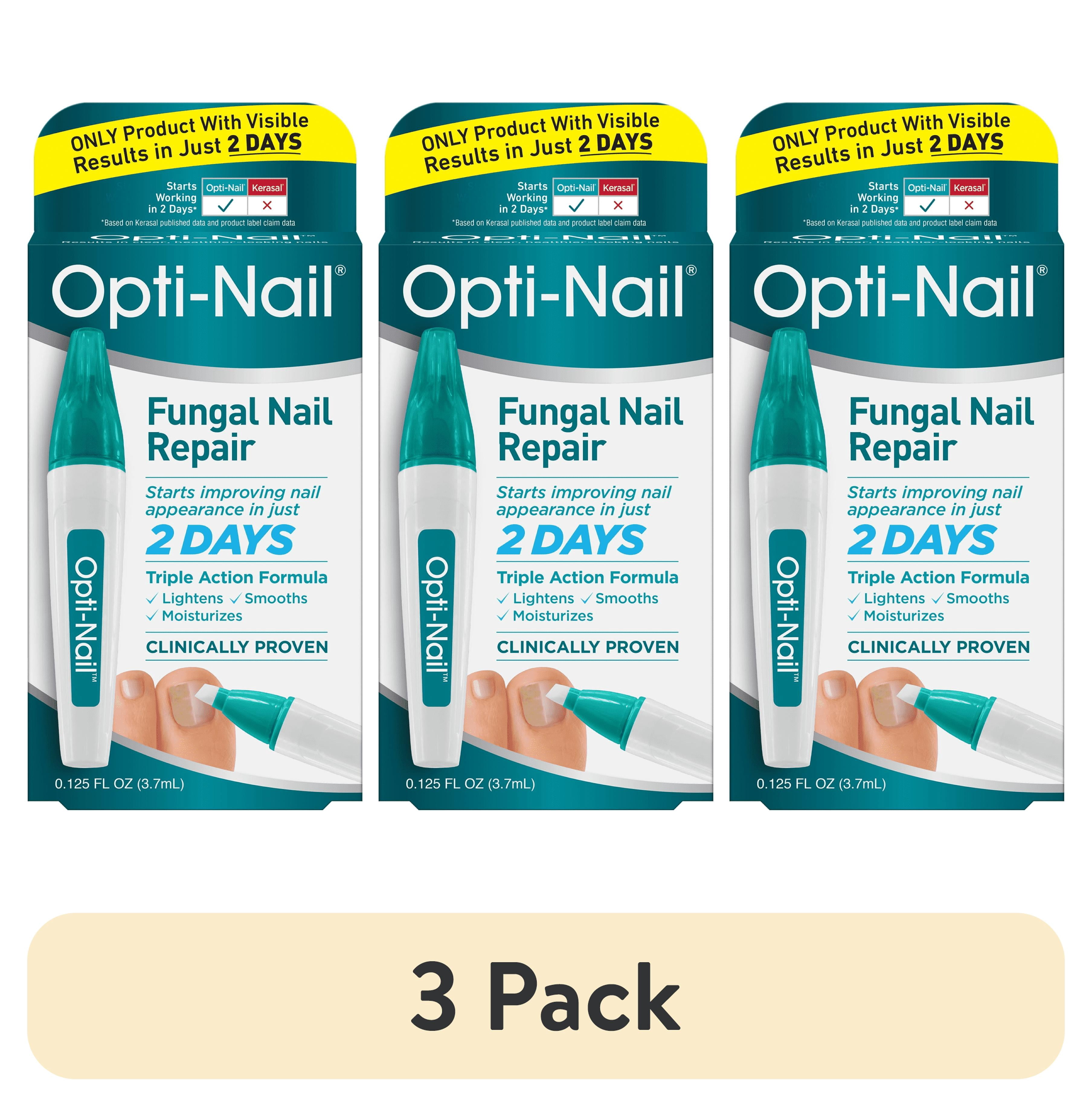 (3 pack) Opti-Nail Fungal Toenail Renewal Pen, 0.125 oz, Nail Fungus Treatment For Toenail, Starts Improving Nail Appearance In Just 2 Days