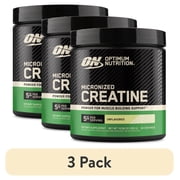 3 pack Optimum Nutrition, Micronized Creatine Powder, Unflavored, 60 Servings