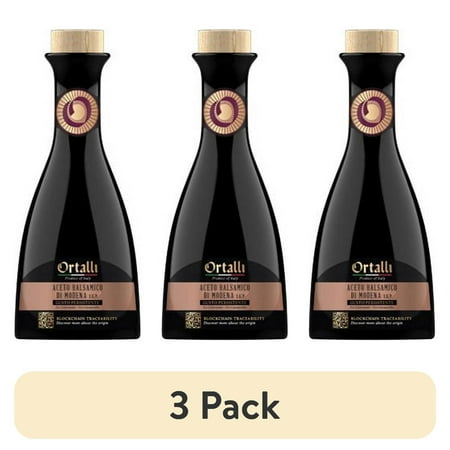 (3 pack) Ortalli La Vedeta 4 Leaf Balsamic Vinegar of Modena