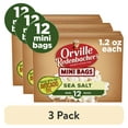 thumbnail image 1 of (3 pack) Orville Redenbacher’s Microwave Popcorn, Sea Salt Popcorn With Avocado Oil, 1.2 oz., 12-Count, 1 of 10