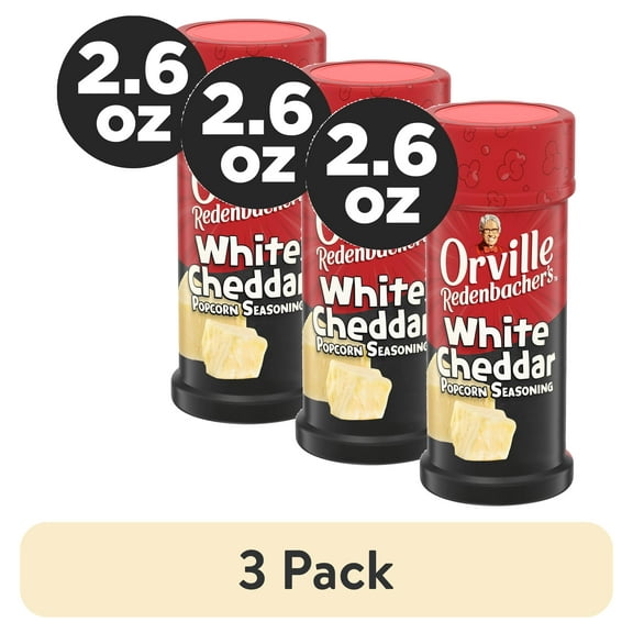 (3 pack) Orville Redenbacher's White Cheddar Flavored Popcorn Seasoning, 2.6 oz.