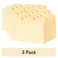 thumbnail image 1 of (3 pack) Oxford 1/3 Cut Blank Tab Index Card Guides, 100 / Box (Quantity), 1 of 3