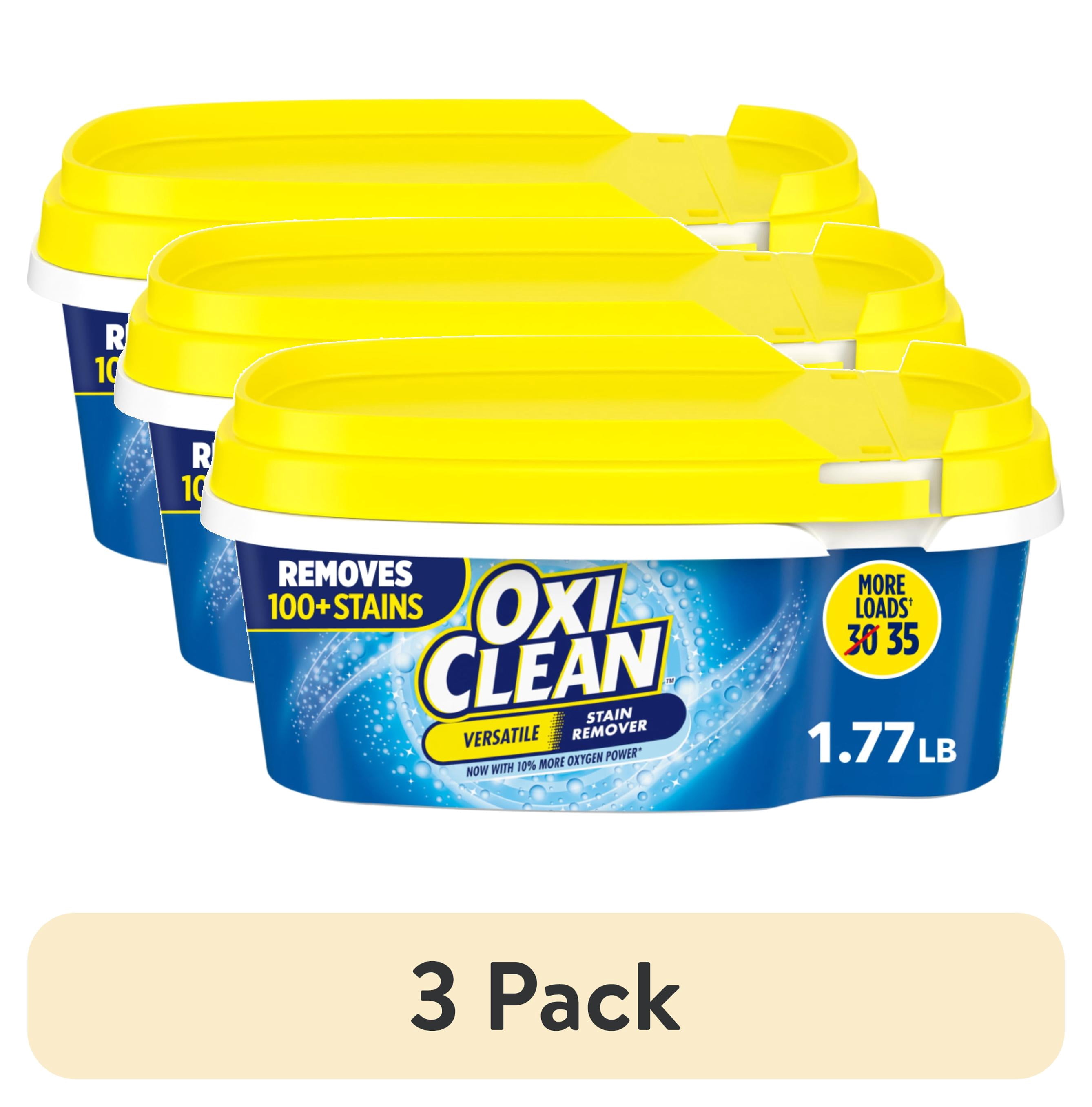3 pack) OxiClean Versatile Stain Remover Powder for Around the