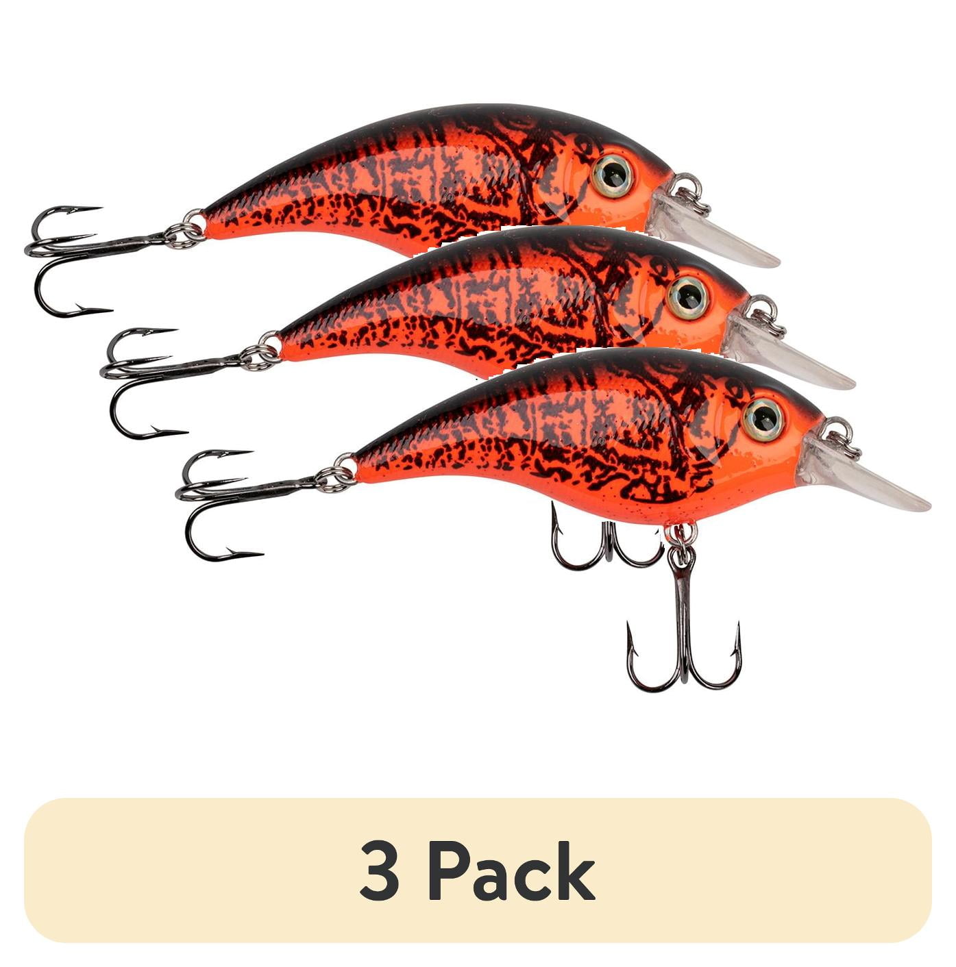 (3 pack) Ozark Trail 1/3 Ounce Crawfish Crankbait Fishing Lure