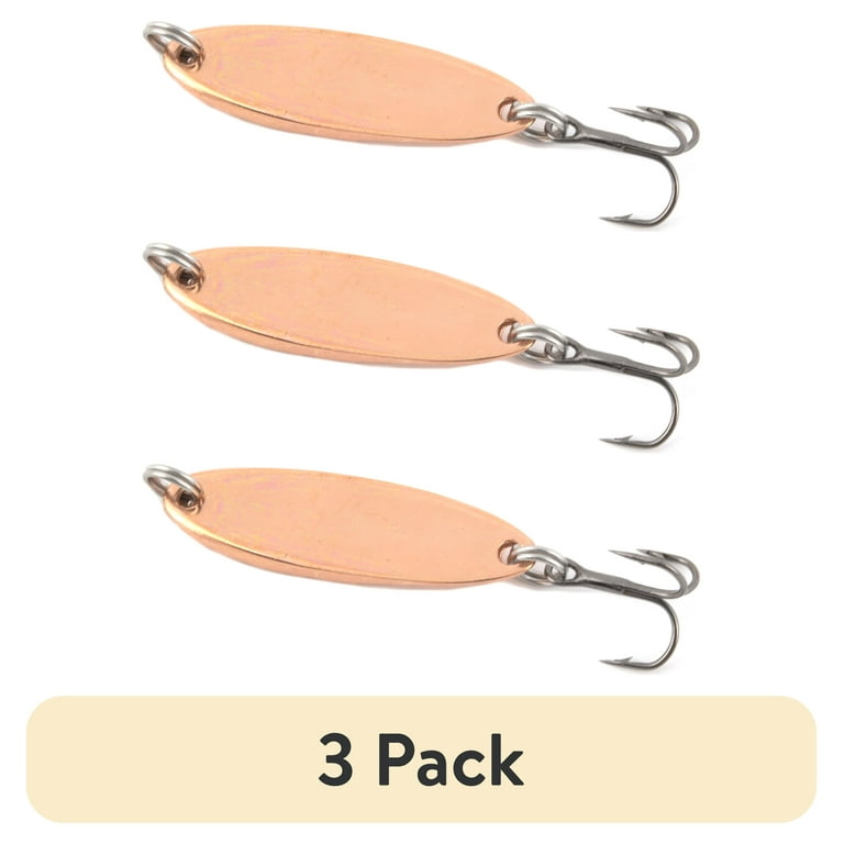 pack) Ozark Trail 1/8 oz Copper Casting Spoon Fishing Lure