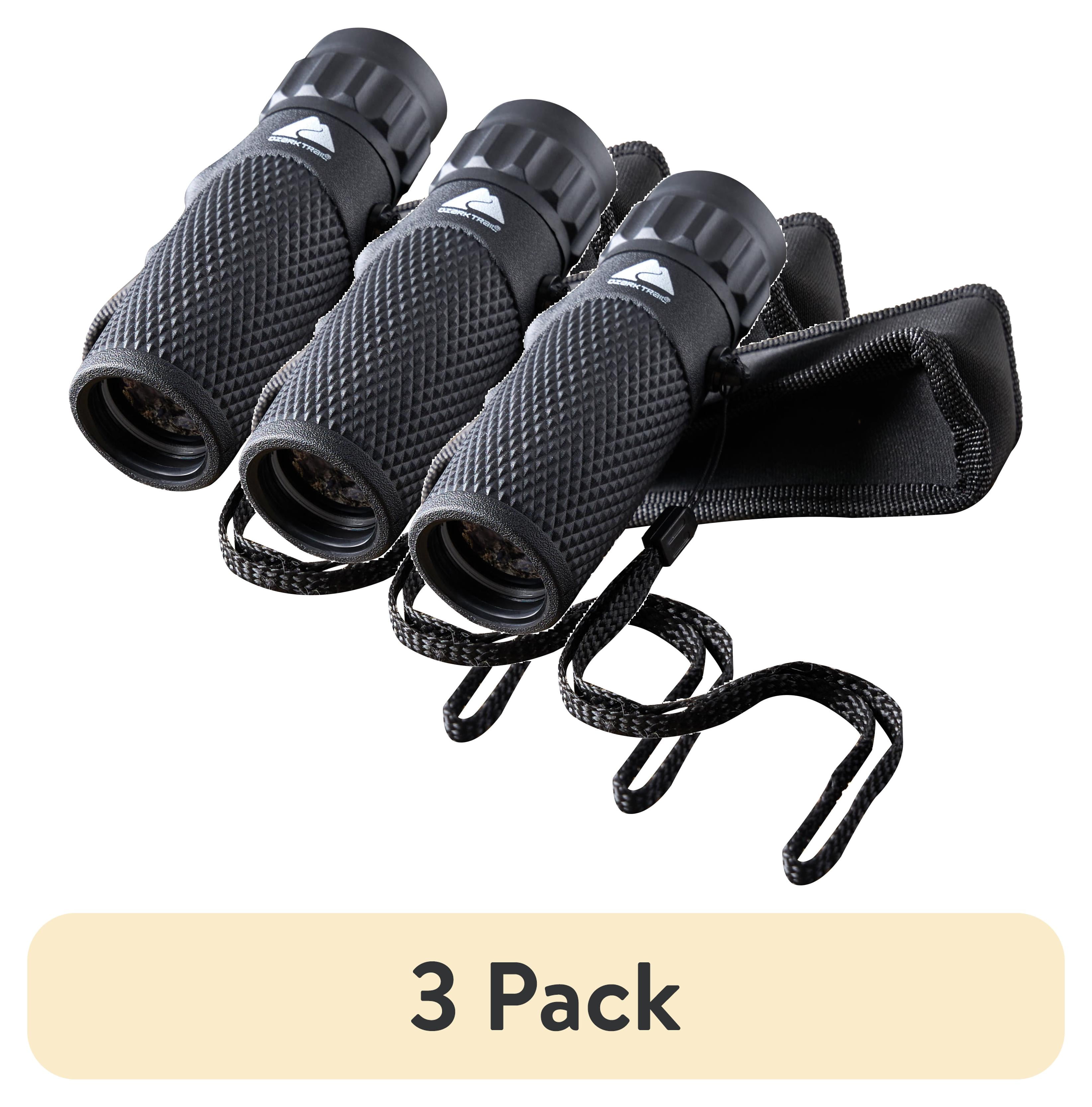 3 pack) Ozark Trail 10x25 Monocular - 10X High Magnification 25mm