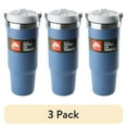 thumbnail image 1 of (3 pack) Ozark Trail 30 oz Insulated Stainless Steel Tumbler with Swivel Handle - Indigo Blue, 1 of 11