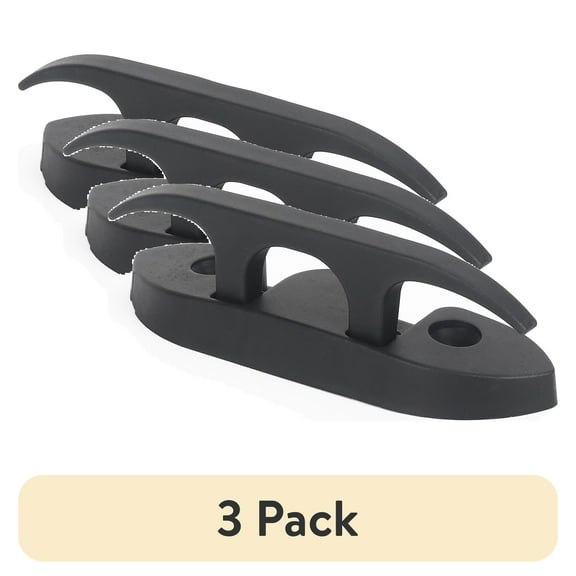 (3 pack) Ozark Trail 4.5-inch Nylon Flush-Folding Cleat, Model BT6368