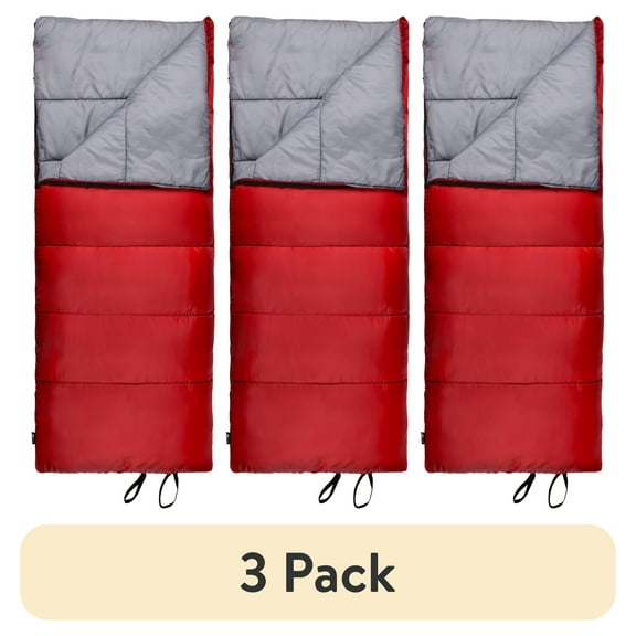 (3 pack) Ozark Trail 50 F Rectangular Sleeping Bag