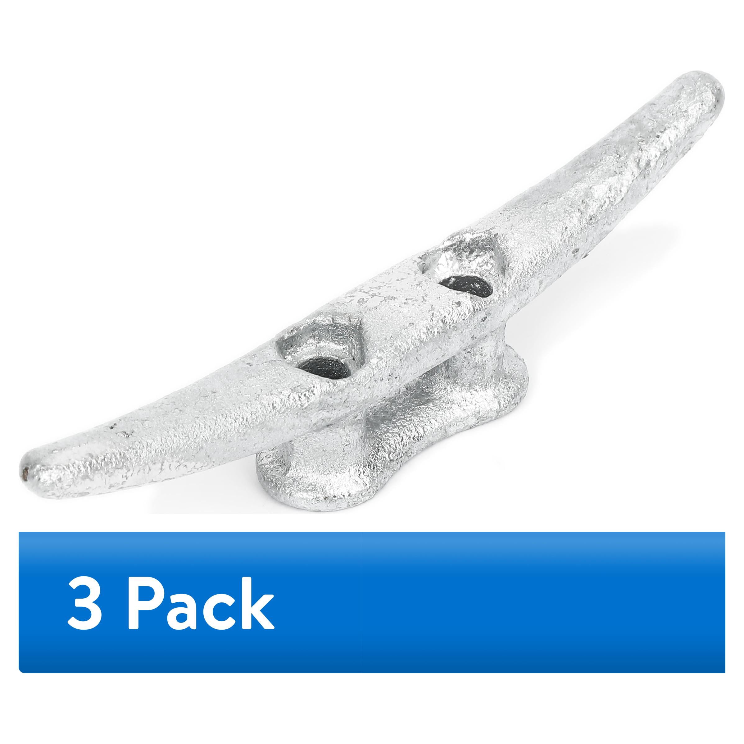 (3 pack) Ozark Trail 6" Cast Iron Dock Cleat