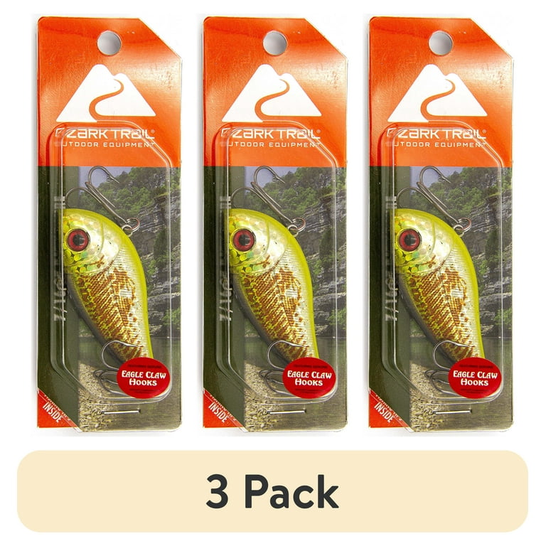 3 pack) ozark Trail 7/16 ounce Gold Foil Rattle Lure - Walmart.com