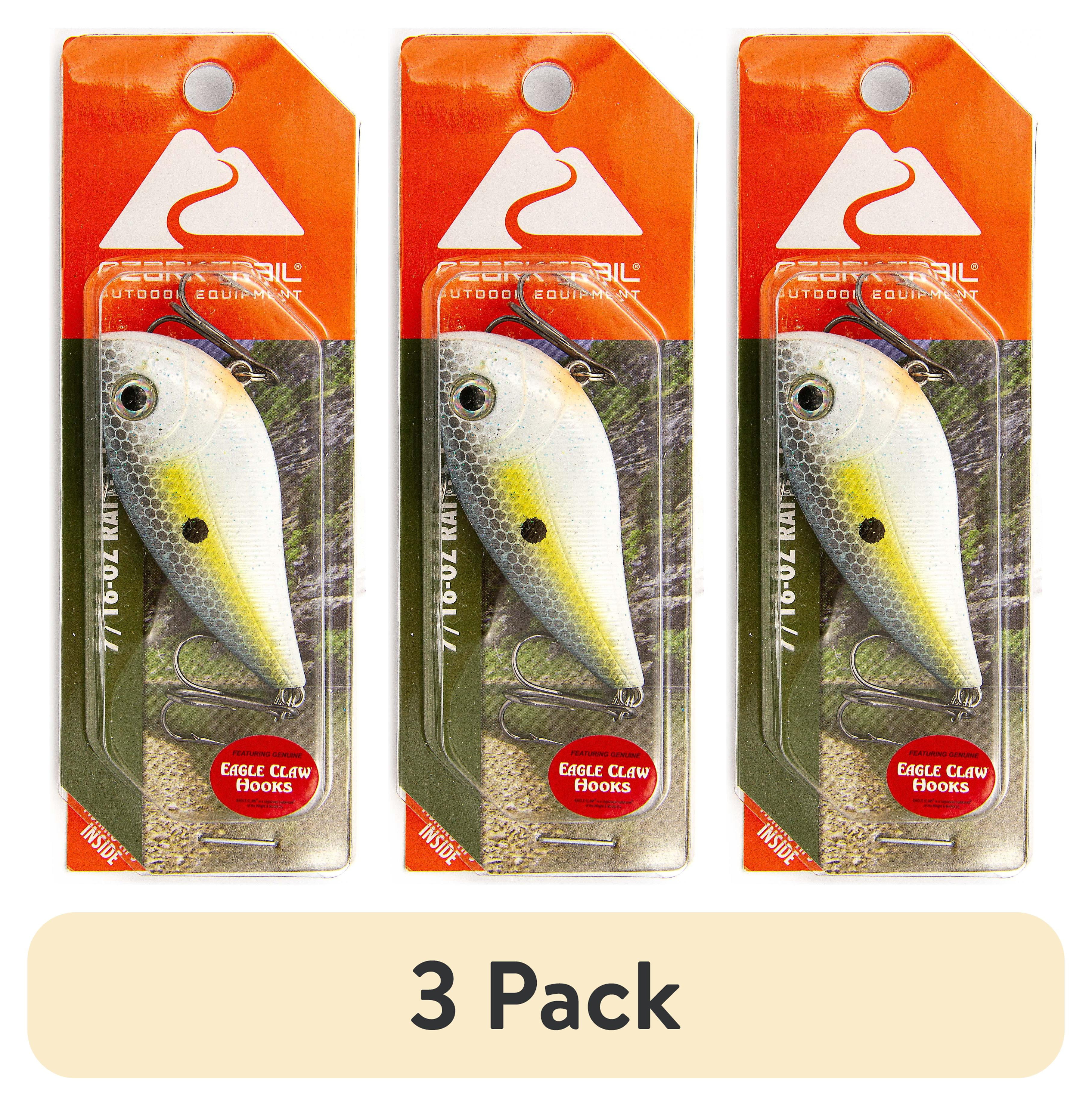 (3 pack) Ozark Trail 7/16 Ounce Rattle Lure - Shad