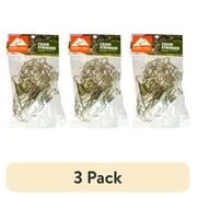 (3 pack) Ozark Trail 40 Inch Metal Fishing Stringer with 9 Snap Clips for Catch Storage