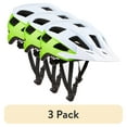 thumbnail image 1 of (3 pack) Ozark Trail Adult Bike Helmet, White and Lime Green (Ages 14+), 1 of 7