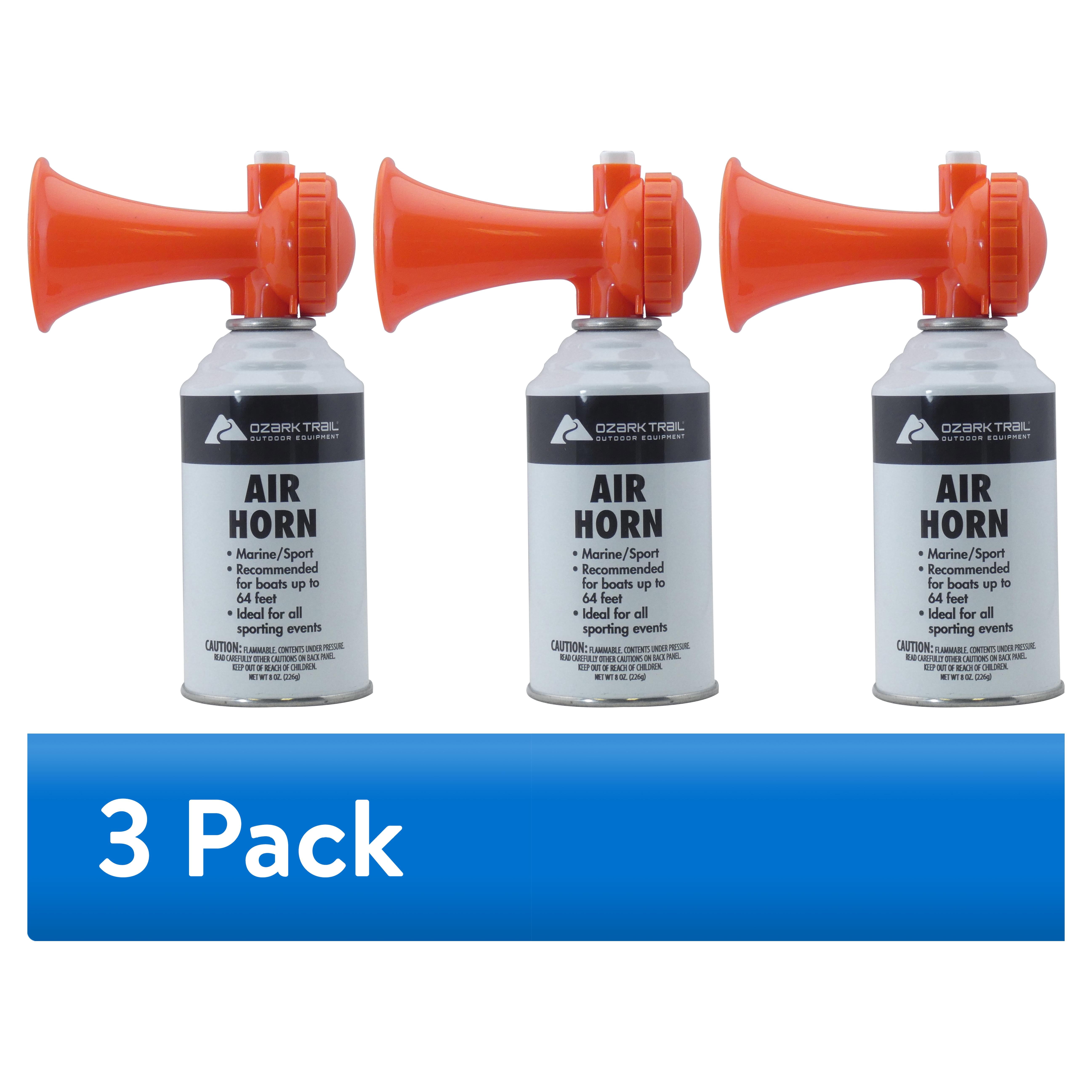 (3 pack) Ozark Trail Boat Accessories Sports and Marine Safety Air Horn 8 oz.