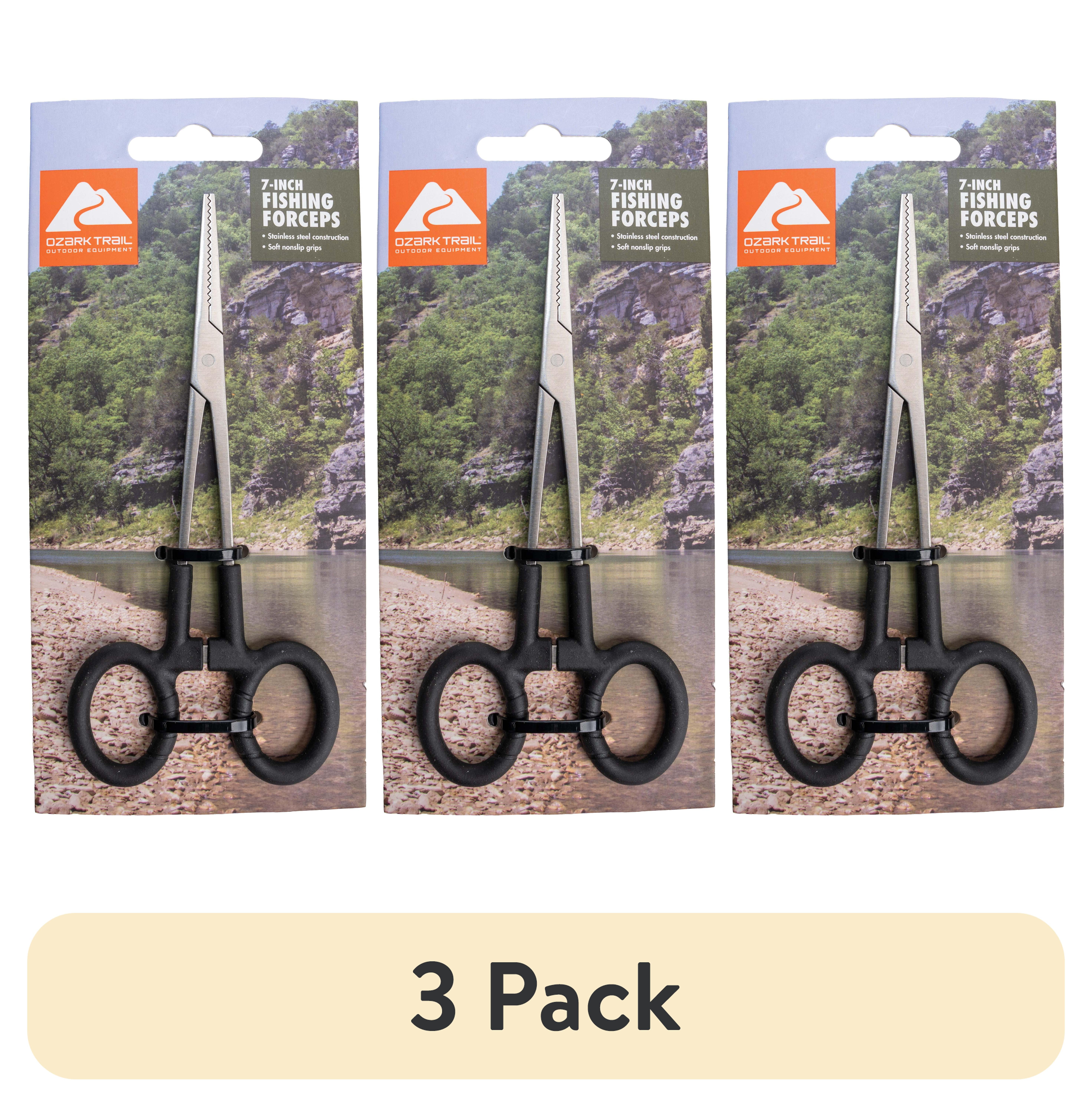 zk1689 ANKH CROSSPROCARE 4点セット 3 pack) Ozark Trail 7 in Fishing Forceps, Stainless Steel Hook