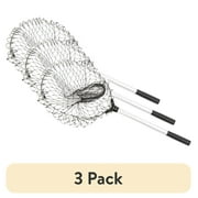 (3 pack) Ozark Trail Fishing Landing Net 18 in x 12 in Fish-Friendly Mesh with 18 in Handle