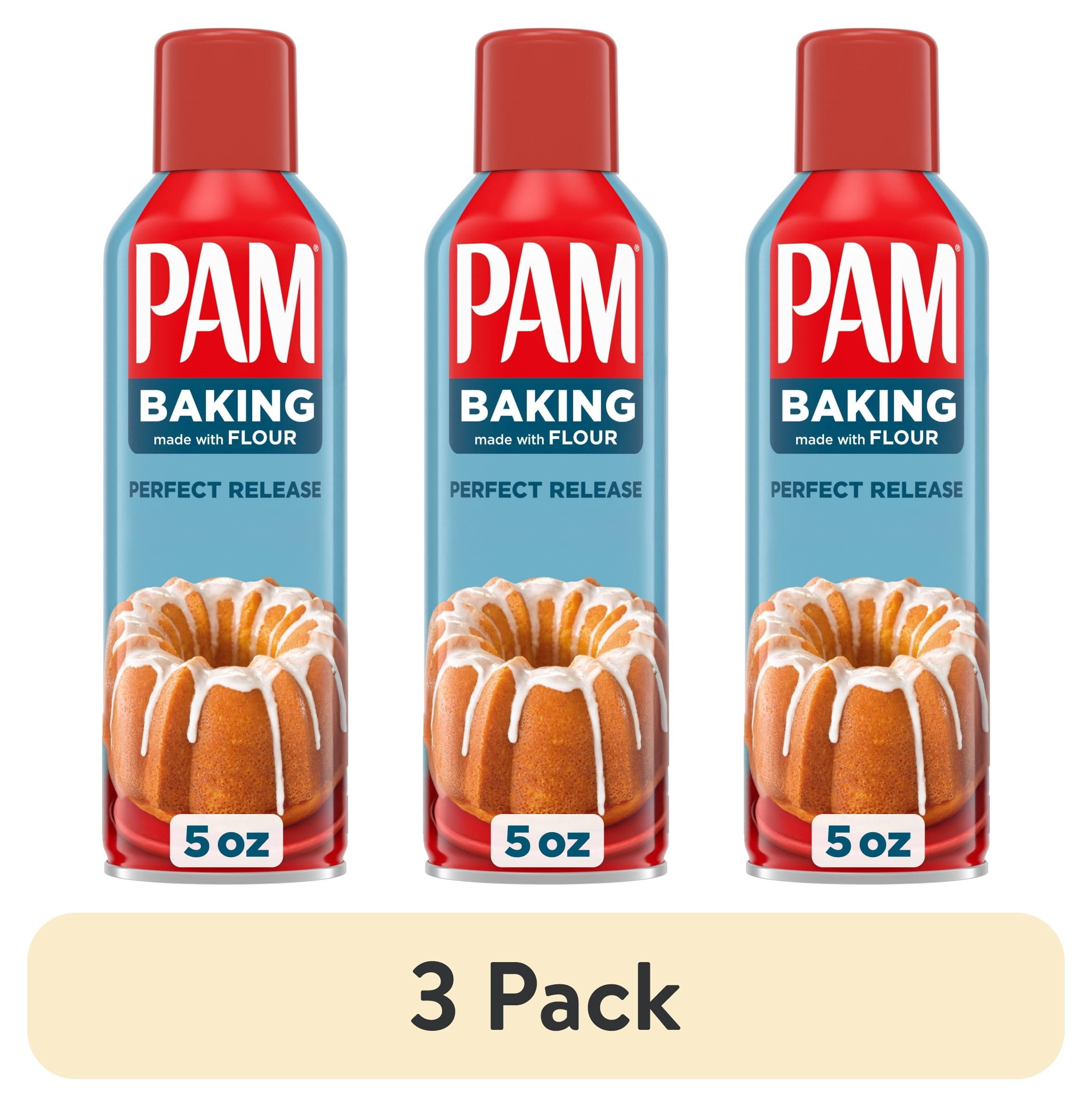 (3 pack) PAM Baking Non-Stick Cooking Spray, 5 oz.
