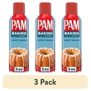 (3 pack) PAM Baking Non-Stick Cooking Spray, 5 oz.