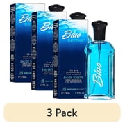 3 pack ParfumsBelcam Blue Depths Eau De Toilette, Cologne for Men, 2.5 fl oz