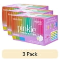 thumbnail image 1 of (3 pack) Pinkie Teen Pads, Combo Pack, 18 Count, Organic Cotton Ultra-Thin with Wings, 1 of 10