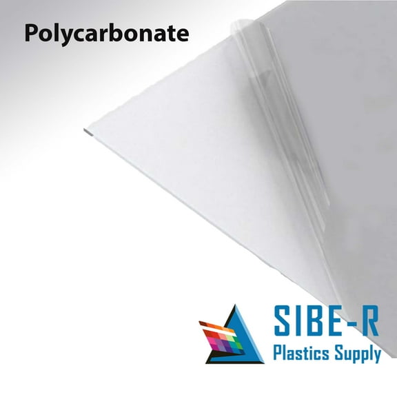 3 pack- POLYCARBONATE SHEET CLEAR 1/4" 8" X 12"