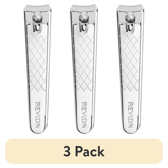 (3 pack) PR REV Mini Nail Clipper, Nail Care Tools, Curved Blade for Trimming & Grooming, Easy to Use (Pack of 1)