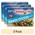 thumbnail image 1 of (3 pack) Pacific Pearl Fancy Smoked Oysters in Water 3.75 oz, 1 of 8
